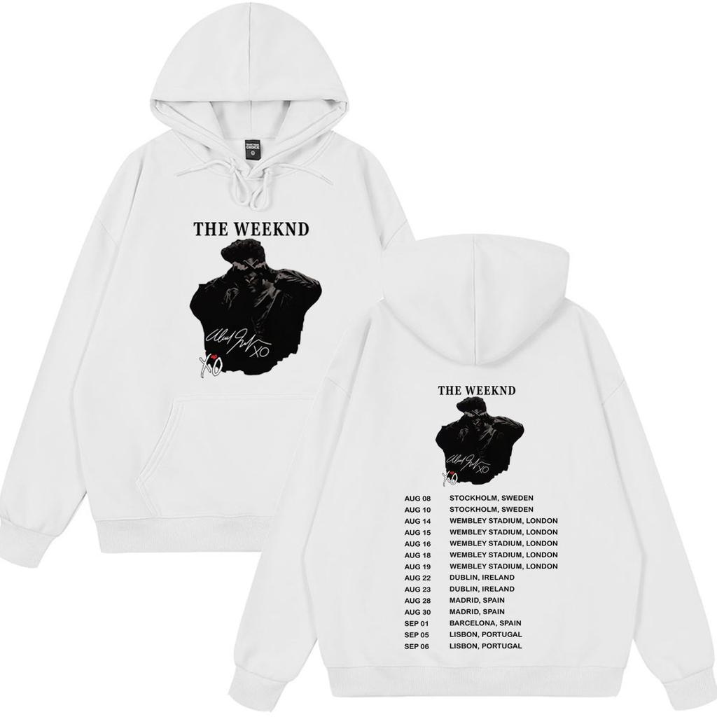 The Weeknd XO After Hours Til Dawn Print Hoodie Men Women Fashion Pullover Long Sleeves Casual Vintage Sweatshirts Streetwear