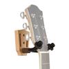 Beech Wood Guitar Wall Mount Hanger Wall Hook Holder Stand with Iron Steadying Bars for Electric Acoustic Guitar Bass