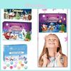 Flauschiger Slime Adventskalender 24 Tage Weihnachtsüberraschungen für Kinder**