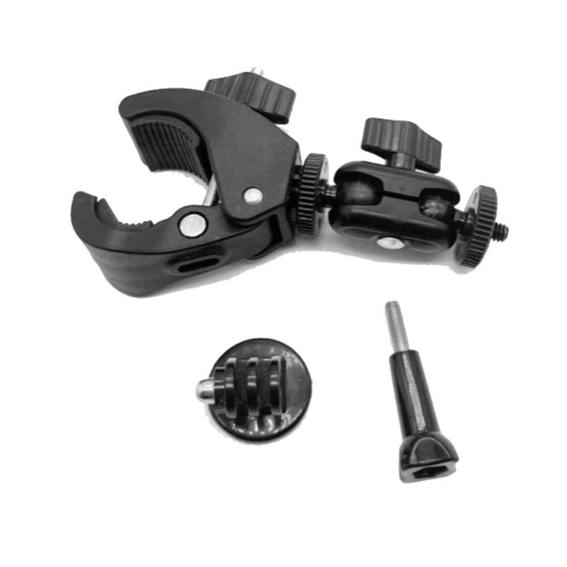 Motorcycle Camera Mount with Adapter Not Slip Designs Action Camera Mount Bike Camera Bracket ABS Mounting for Camera