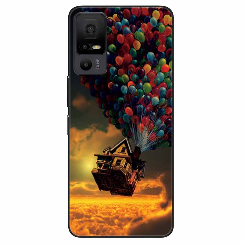 Phone Case for TCL 40 NXTpaper 5G Covers Black Bumper Silicone Soft Shell for TCL 40 NxtPaper 5G TPU Coques Lovely Marble Fundas