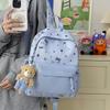 Schoolbag New High-value, Sweet, Literary and Cute Butterfly Backpack for Junior High School Students Lightweight Backpack