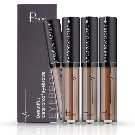 Pudaier Long Lasting Liquid Eyebrow Tint with Brush Quick Dry Dyeing Eye Makeup