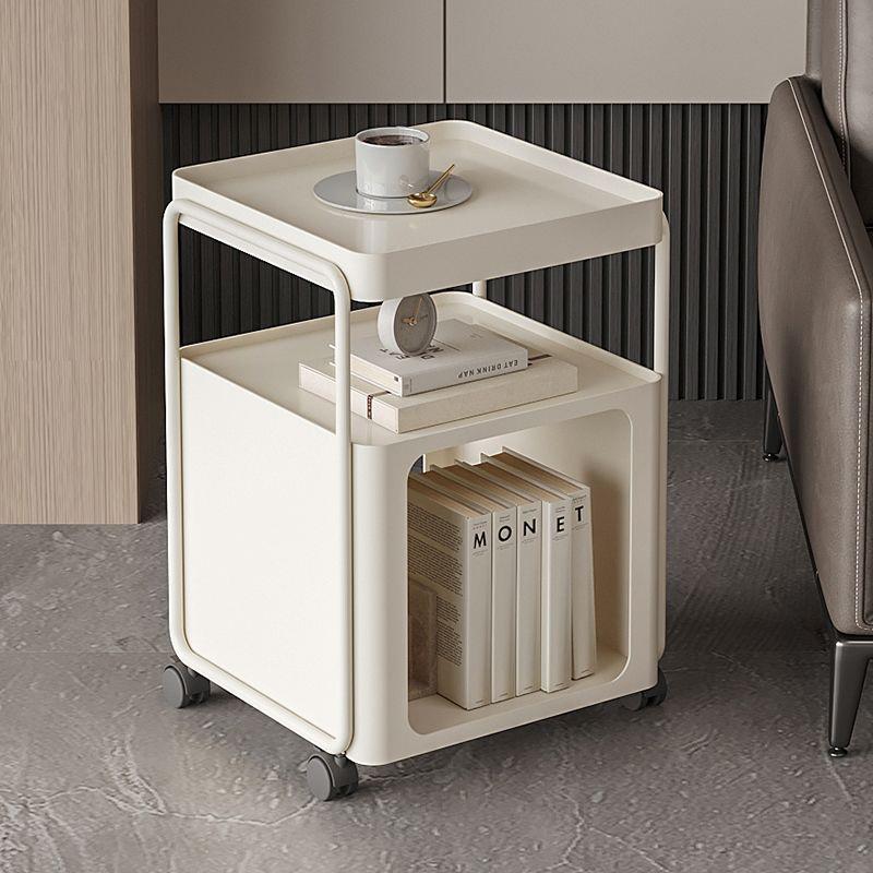 Metal Coffee Table Nordic Living Room Wheel Furniture Tee Table Luxury Interior Removable Decor Tables Creative Design Tables