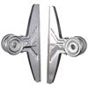 2 PCS Stainless Steel Bull Binder 20cm Paper Clip Extra Paper Clips Bulldog Clips  Office