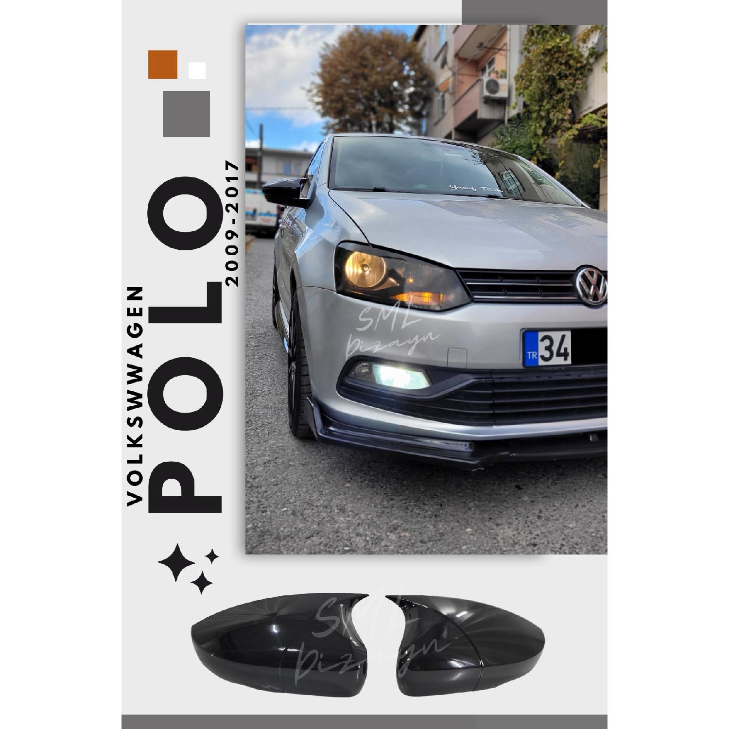 

Для Volkswagen Polo Mk5 6r-6c 2009-2017 крышка зеркала Bat-batman (пластик) Чехол на зеркало Polo Mk5 Batman