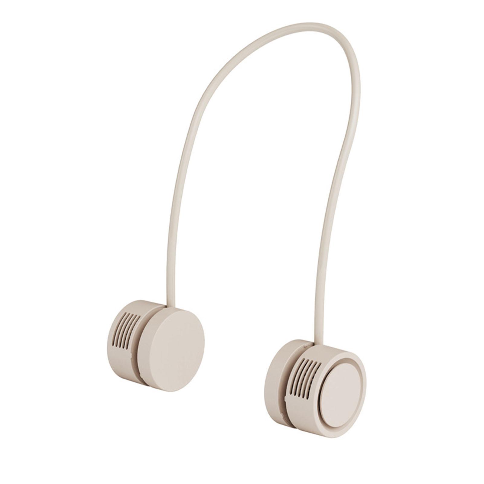 

Портативный шейный вентилятор с мини-зарядкой через USB, без лопастей, подвесной шейный вентилятор с ароматерапией абрикосовый