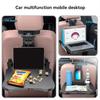 Portable Vehicle Dining Board Quick Fold Designs Foldable Table for Rear Seats Secure for Laptops Plates Travel Use