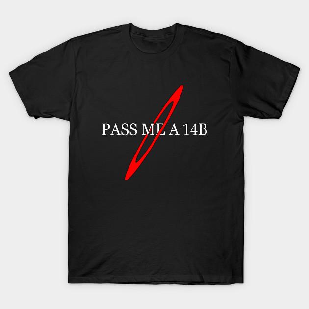 Men Black Print T-shirt Red Dwarf 14B No-Cut Transfer Paper Print Cotton Tshirt 2XL