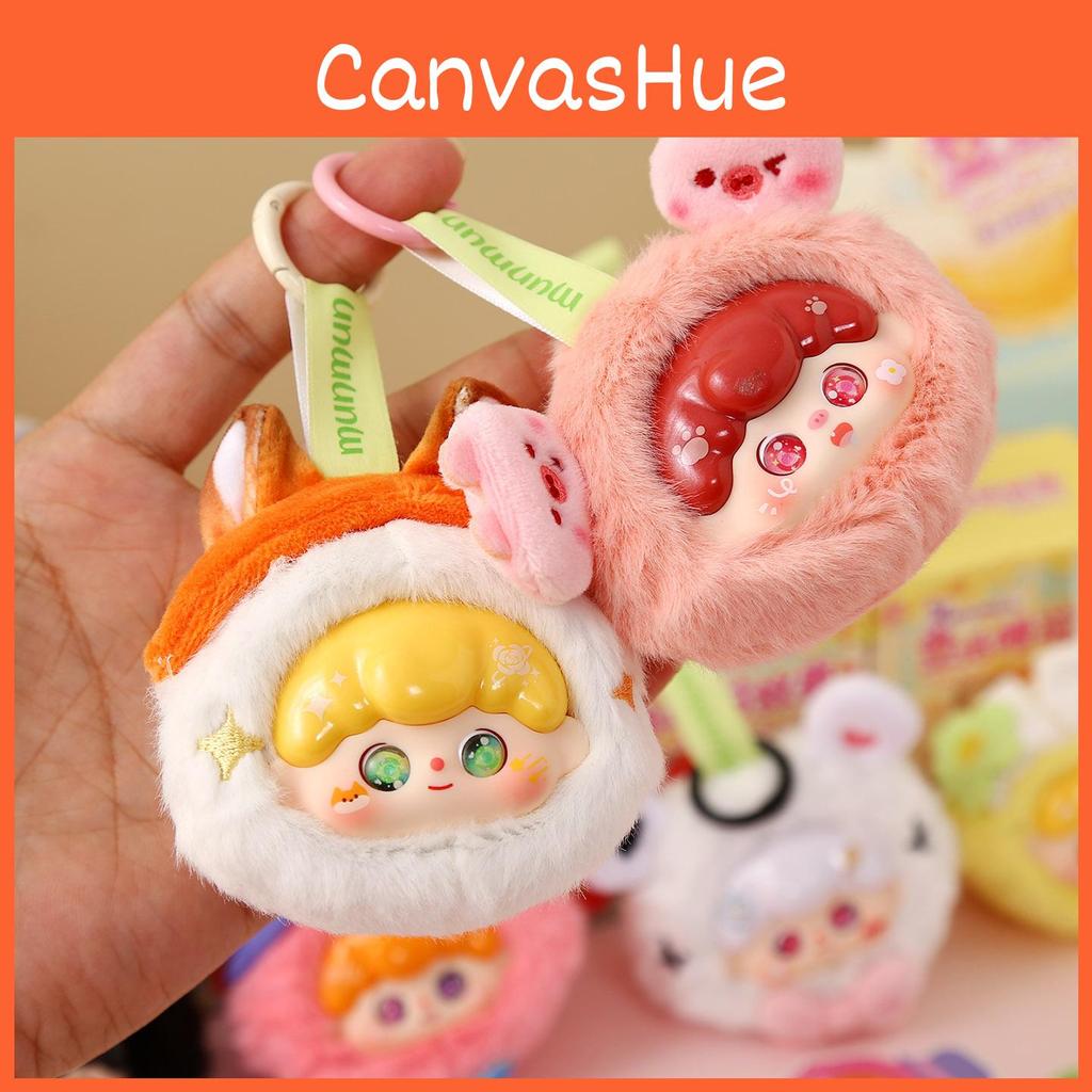 Baby Three Plush Blind Box Toy Pendant With Visual And Emotional Development For Childrens Play