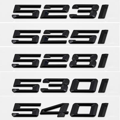 Araba 3D ABS Gövde 520i 523i 525i 528i 530i 535i 540i Harfler Logo Rozeti Amblem çıkartma BMW 5 serisi E60 E61 F10 F11