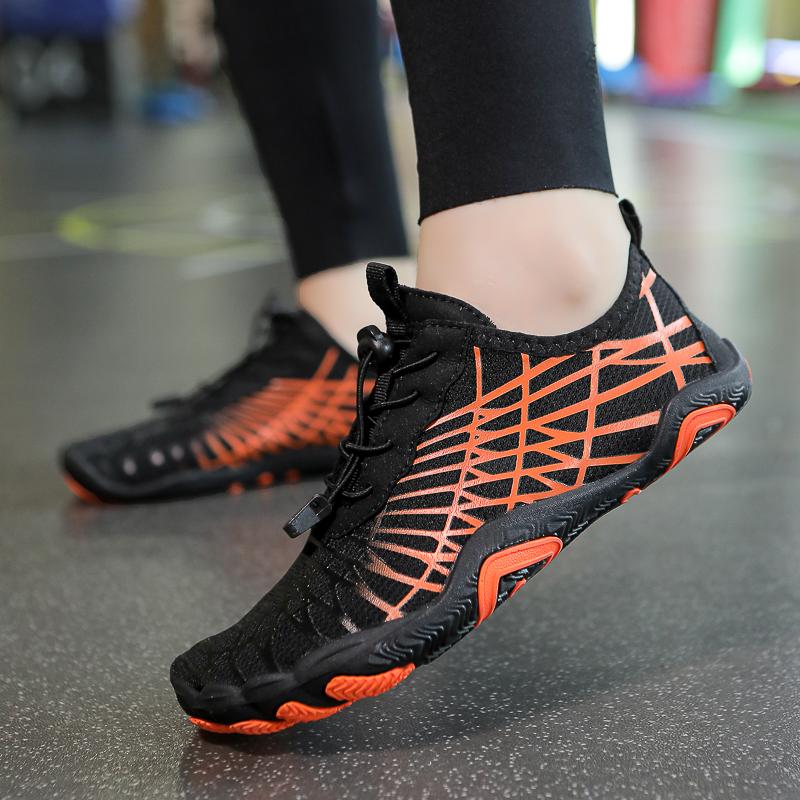 Wassersportschuhe Schnelltrocknende Sneaker Aqua Flache Sandale Outdoor Laufen Fitness Strandschuh für Herren Damen Übergrößen 35-46