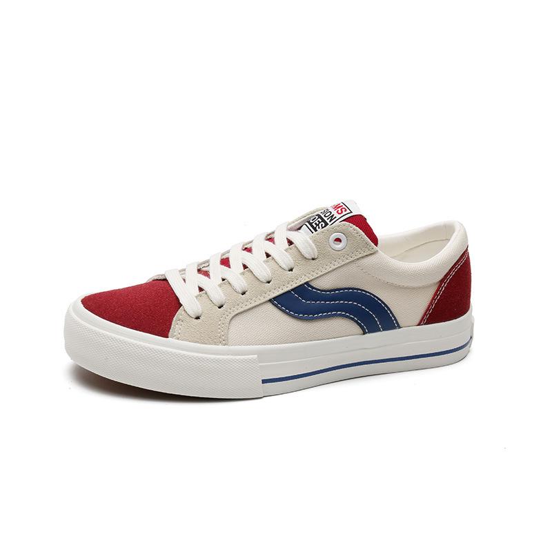 Retro Spring & Autumn Canvas Skate Shoes - Men's Breathable Casual Sneakers