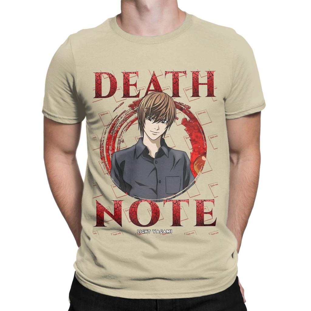 Ddeath Nnote Light Yagami Novelty Graphic 100 Cotton Tshirt Ddeath Nnote Tees Tops For Unisex
