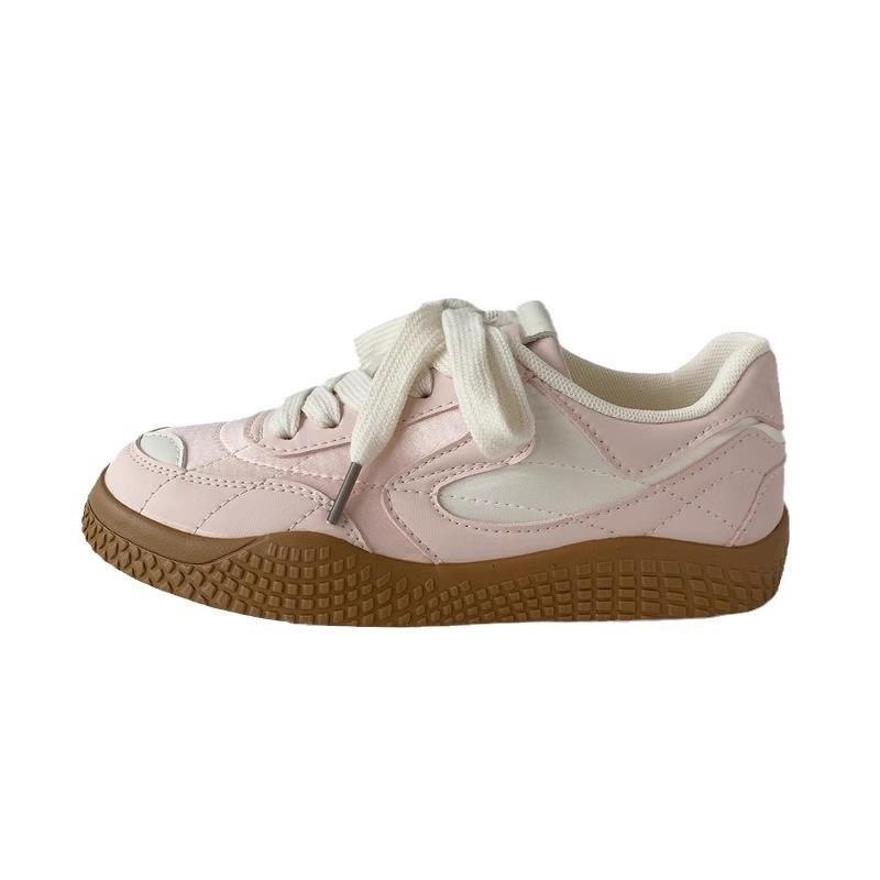 Women's niche design thick baseplate shoes women's new summer breathable little white shoes versatile shoes