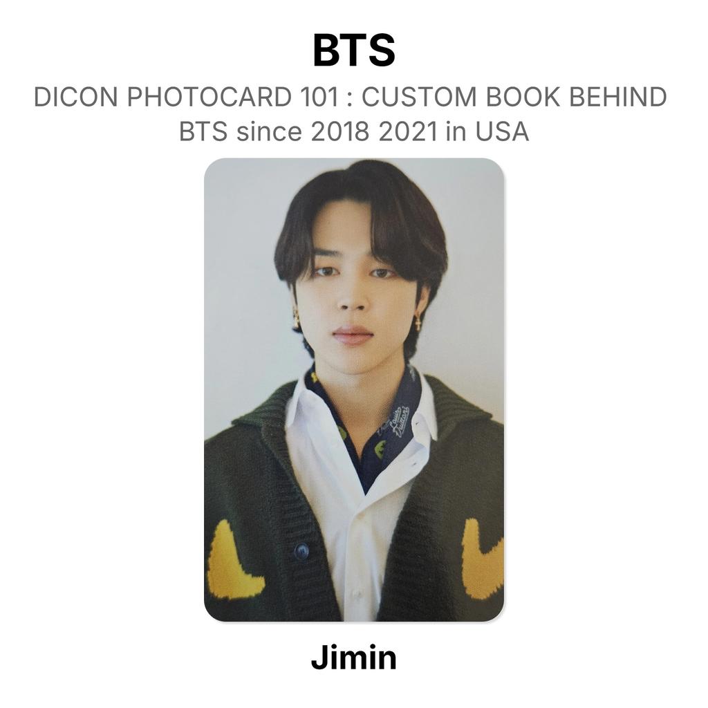 BTS DICON PHOTOCARD 101 : CUSTOM BOOK BEHIND BTS Since 2018 2021 In USA Official Photocard