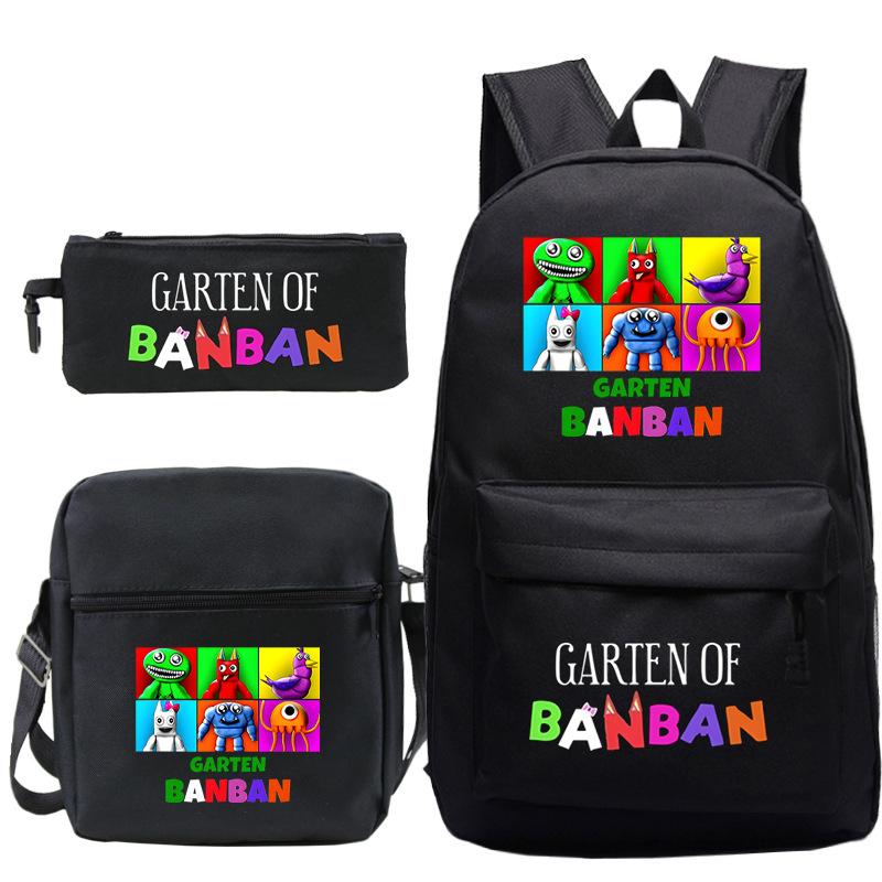 Spotted Garden Primary School Bag Shoulder Bag Pencil Bag Three-piece Set