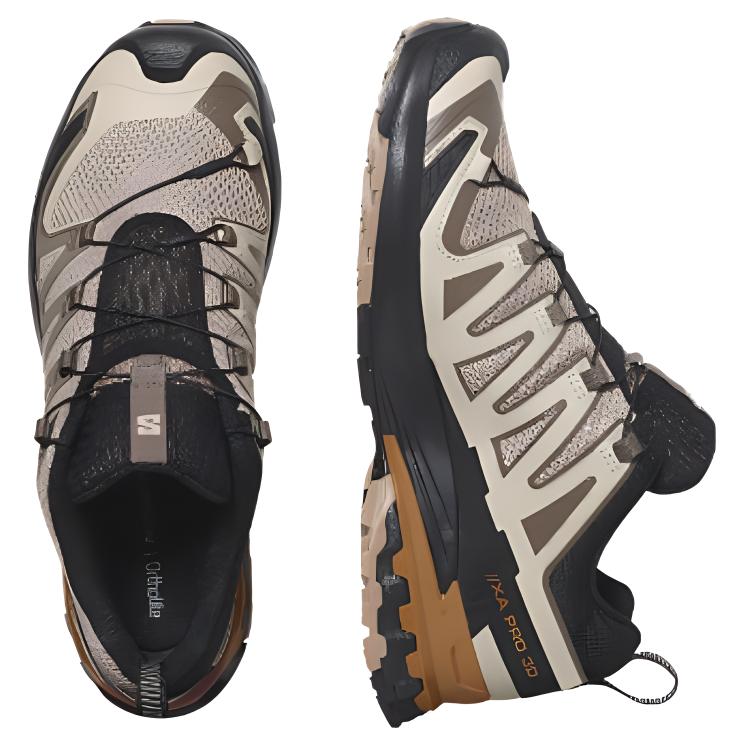 SALOMON XA Pro 3D V9 Natural Sugar Almond Men Sneakers Tan Black L47272000