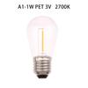 S14 Plastics Led Bulb E27/E26 3V 120V Warm White 2W 1W Shatterproof Lamp Bulbs For String Light Christmas Decoration