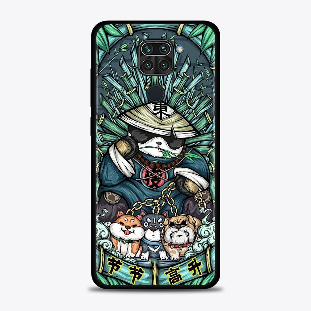 Case For Xiaomi Redmi Note 11 10 9 8 7 Pro Max 9t 8t 9s Cover For Redmi 10 9 8 9c 9a 8a 7a Funny Animal Panda Tiger Art