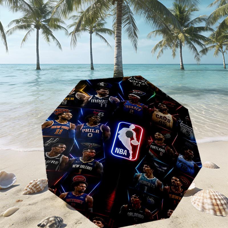 NBA Print Umbrella Automatic Opening/ Closing - Portable Foldable Design - Daily use for Travel/Outdoor - Gift for Birthday