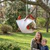 Plastic Hanging Bird Feeder Birdhouse Large Capacity Wild Bird Feeder Water-Resistant Weatherproof Bird Food Container
