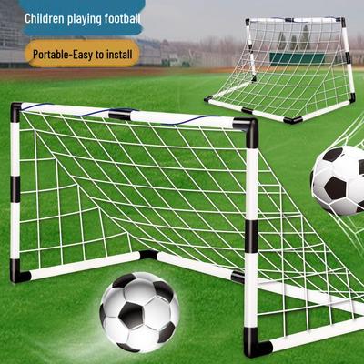 Portable Folding Children's Soccer Goal - Small, Movable Outdoor Goal for Student Training