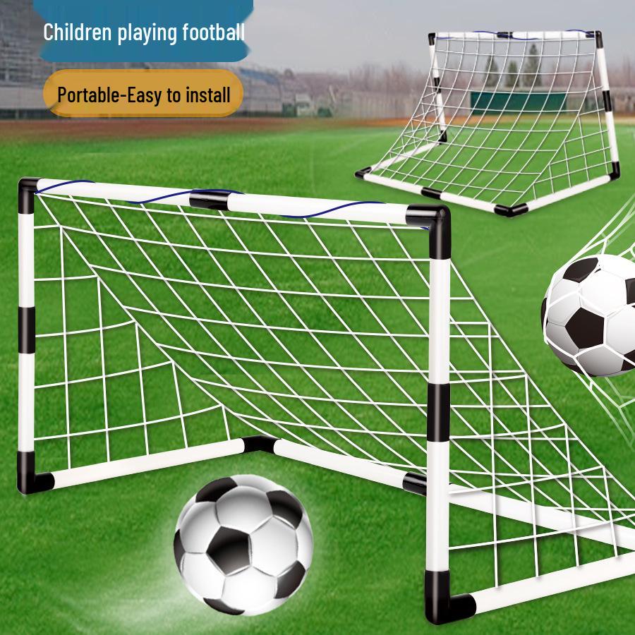Children's Portable Soccer Goal Set with Thickened Net for Outdoor Sports
