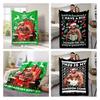 Premium Christmas Barry Wood Meme Blanket Super Soft Flannel Winter Warm Sofa Throw