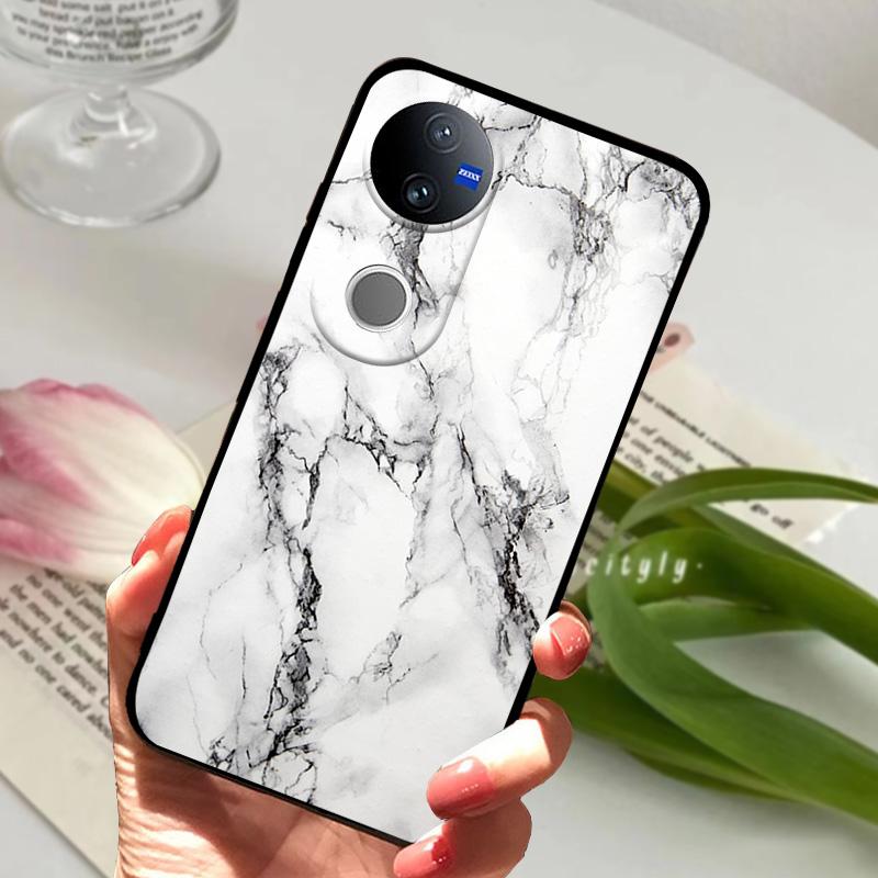 Für Vivo V50 Weiche Hülle V 50 5G Silikon TPU Handyhülle Hüllen Für VIVO V50 V2427 Schutz Stoßfänger Fundas Capas Luxus Cartoon