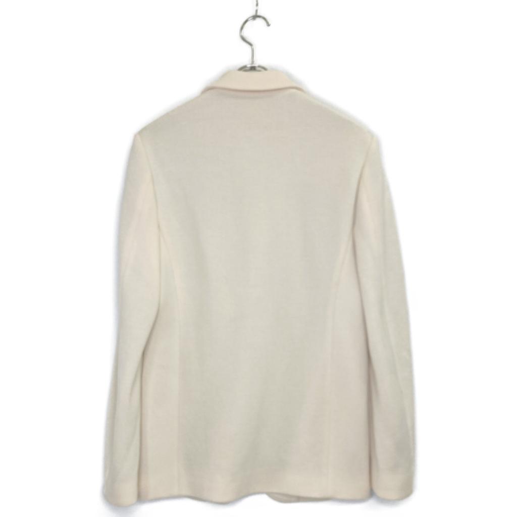 AKM White K070 WOL006 Extra Fine Merino Tailored Jacket Jacket L whiteUsed