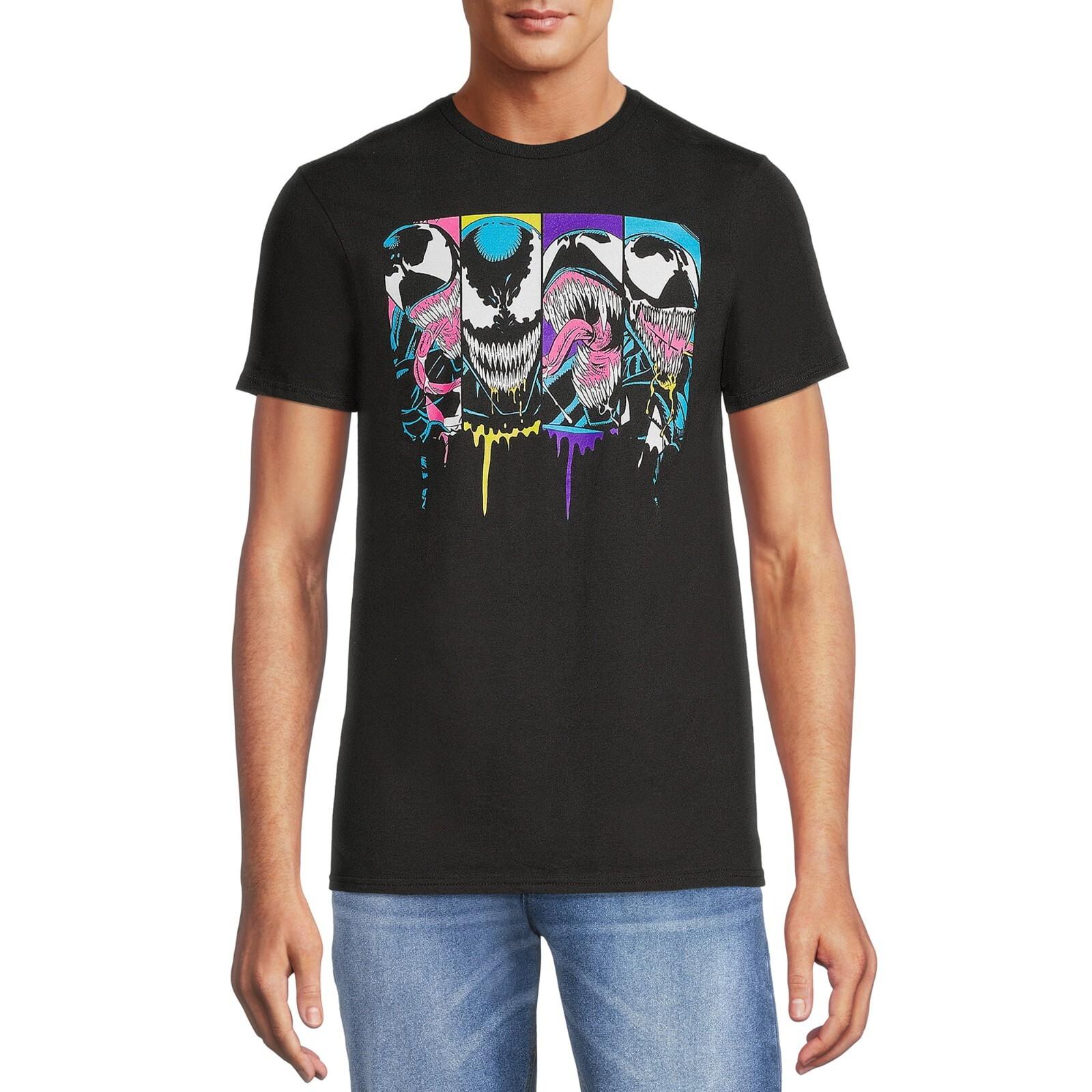 Marvel Men s Neon Venom Grunge Graphic Tee Size 3XL (54-56) S