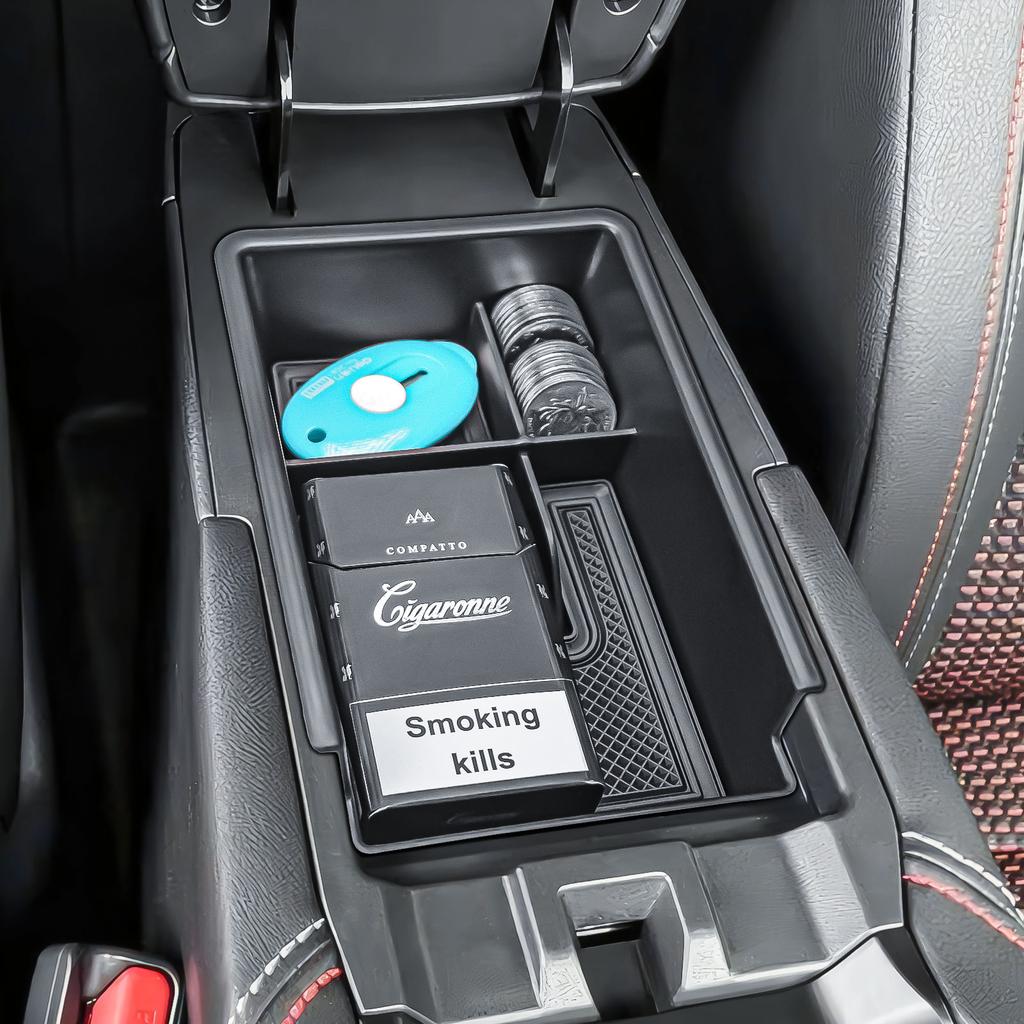 Center Console Storage Tray for 2025 Nissan Kicks Accessories Center Console Organizer Armrest Box Storage Interior Accessories