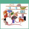 Wooden Animal Stacking Toy For Toddlers Early Education Interactive Play