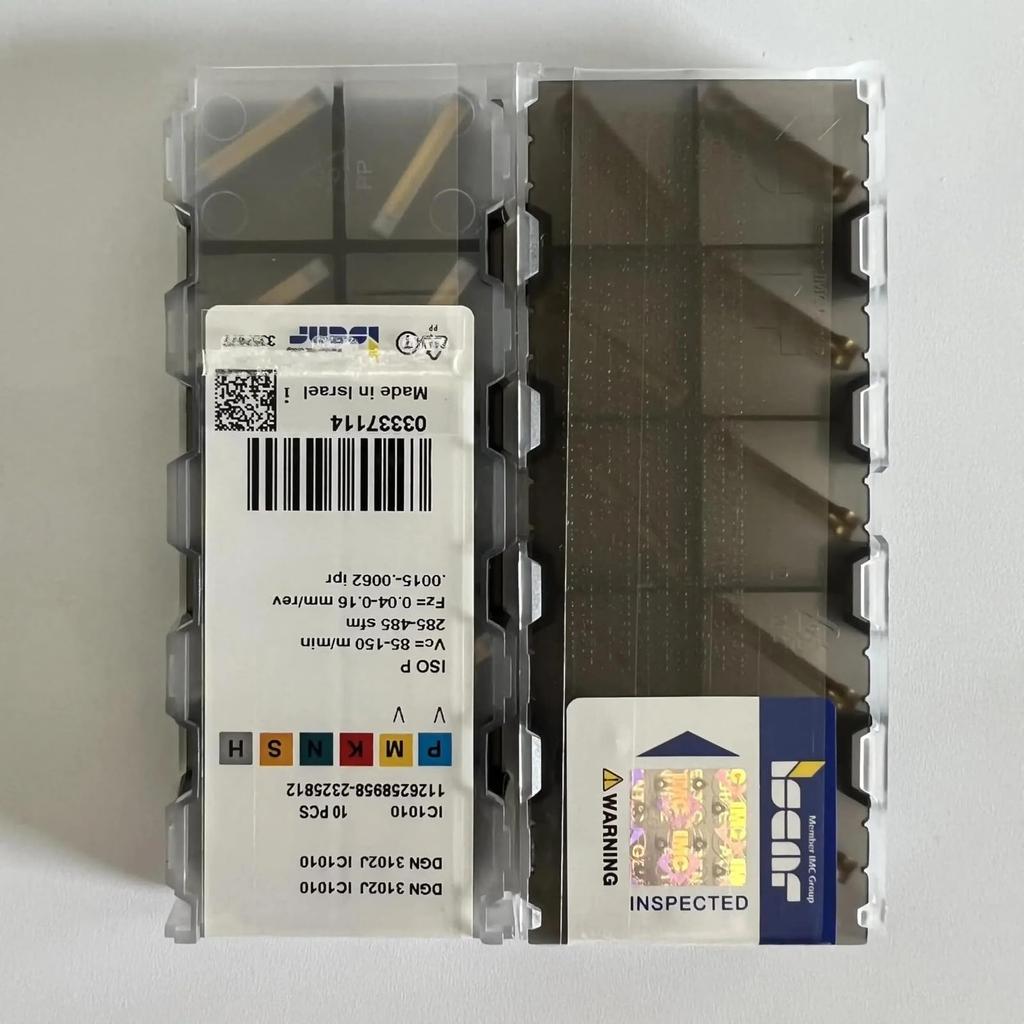 ISCAR / DGN3102J IC1010 /Industrial indexable Carbide Inserts 10 PCS