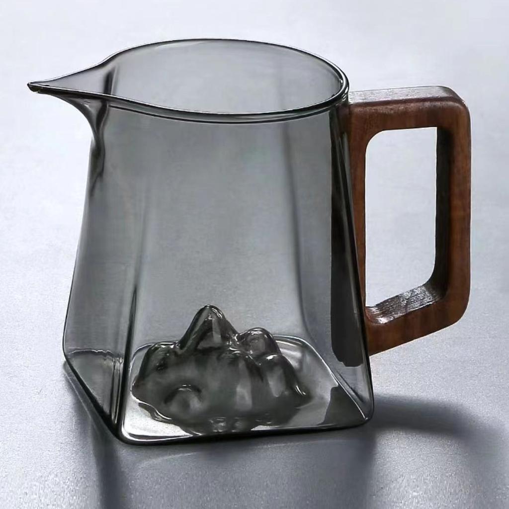 Glass Fair Mountain View Thickened Heat-resistant High Temperature-resistant Male Cup Tea Set Making Accessories Teapots Teaware
