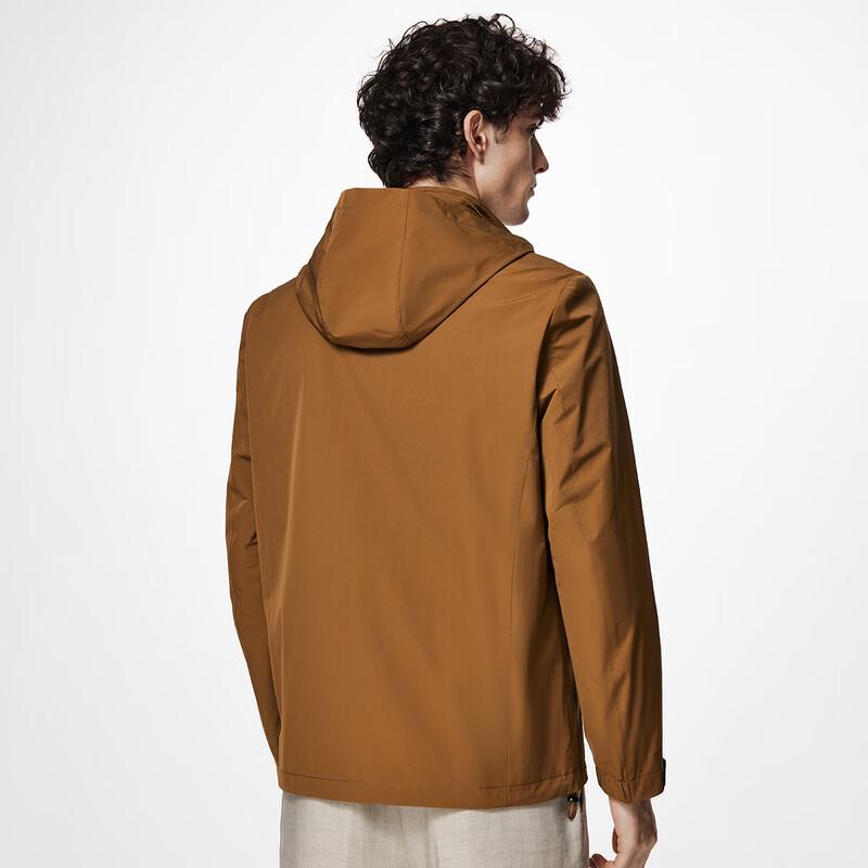 Zhuangji Men's Lightweight Hooded Cardigan Jacket