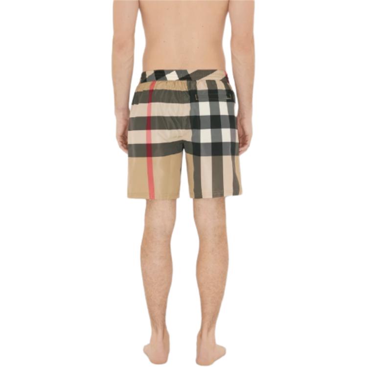 Burberry Plaj Şortu Erkek Bej 81126821
