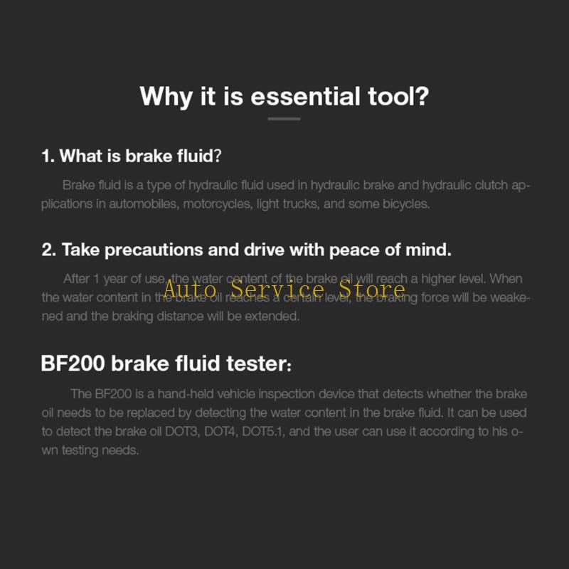 462A Electronic Brake Fluid Tester Universal Oil Moisture Meters Car Testing Tool 12V