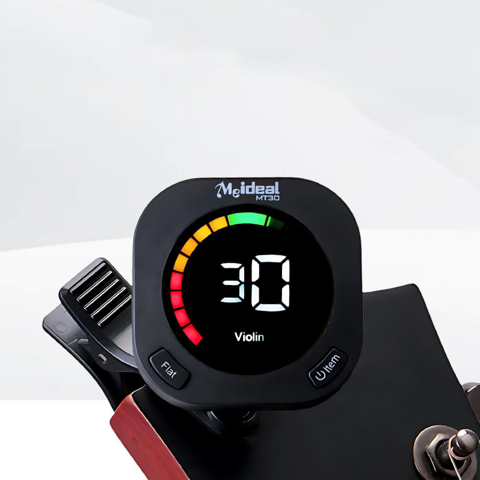 

Guitar Tuner Quick & Accurate Tuning Clip on for Violin Banjo чёрный