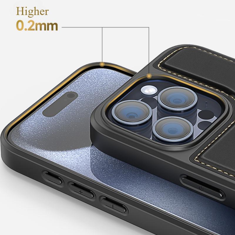 Suitable for IPhone16Pro Case MagSafe Magnetic Plug-in Card 14/13 Stand Apple 15 Case