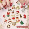Christmas Alloy Nail Art Decor: Cartoon Santa, Bells, Reindeer, Snowflakes & Rhinestone Accessories