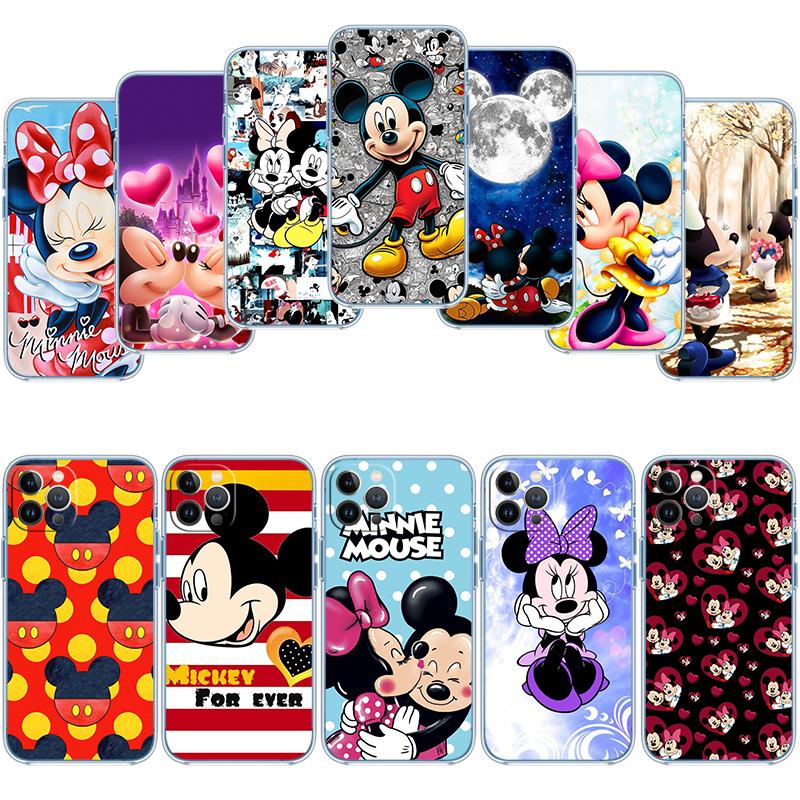 Mickey Minnie Mouse Transparent Phone Case for Motorola Moto G10 G20 G30 G31 G32 G34 G35 G41 G42 G50 G51 G52 G55 G60 G60S