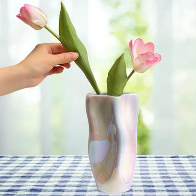 Ceramic Flower Vase Floral Decorative Home Decor Rustic Container for