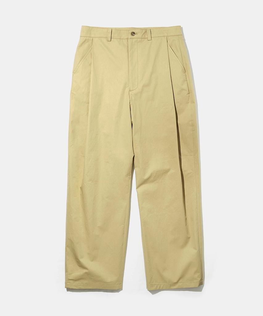 WMC Deep Pleated Chino Pants_Beige