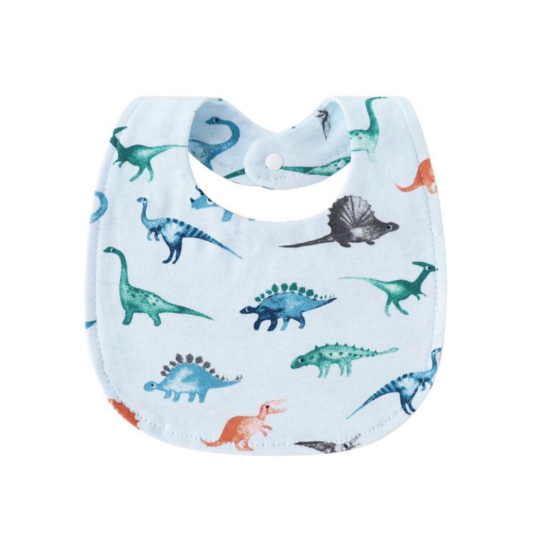 Newborn Baby Bibs Pure Cotton Double Layer Drool Bibs High Absorbency Burp Cloths For Infants Toddlers Soft Skin Friendly