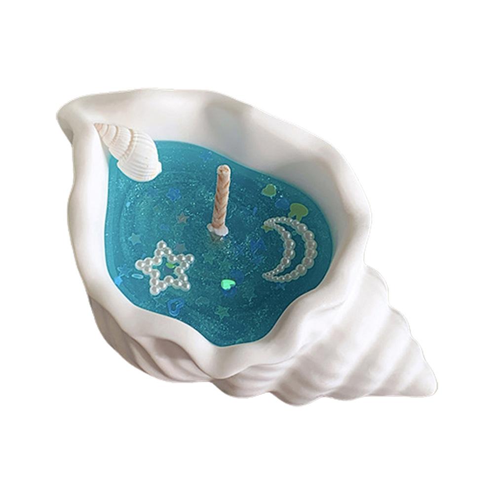 Ocean Shell Scented Candle Handmade Scented Candle Decorative Scented Aromatherapy Candle Ocean Themed Candles for