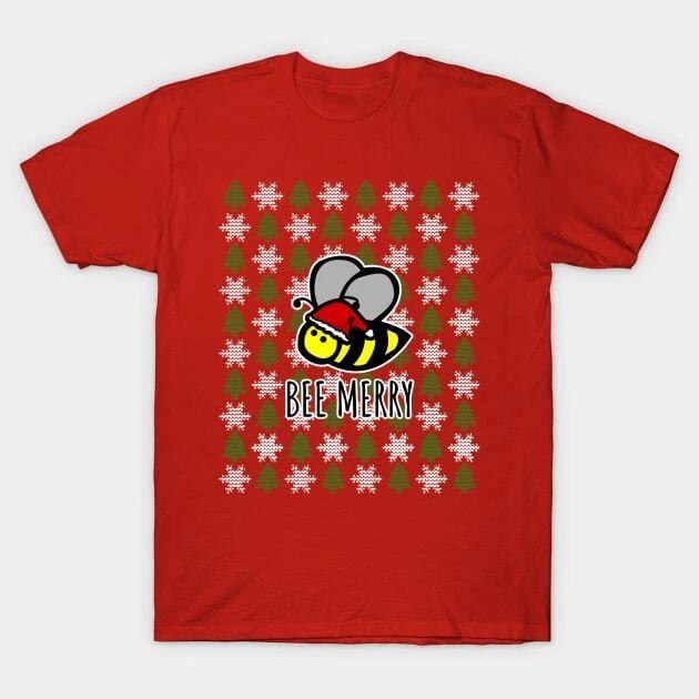 Bee Merry Made in Australia T-Shirt L