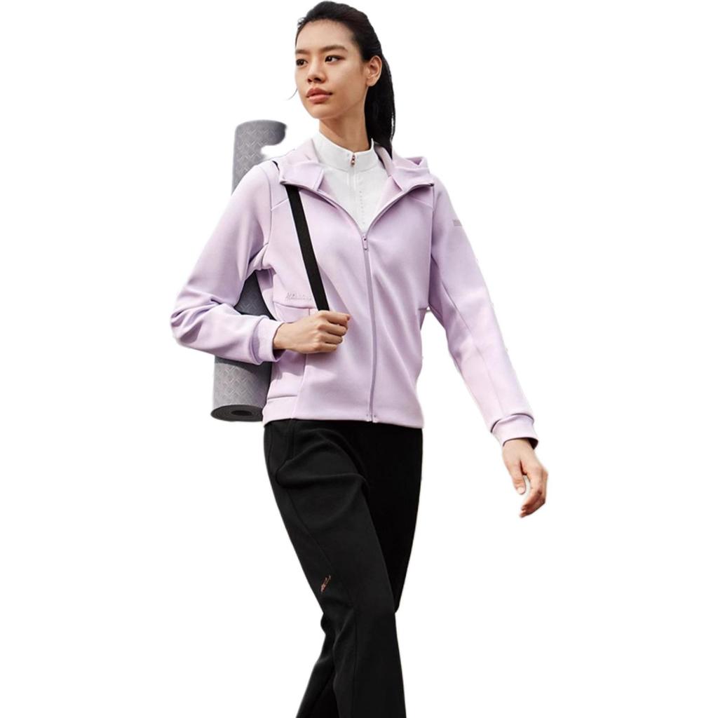Anta Knitted Sports Warm Jacket Women Jackets Peach-Purple 162447717N-1