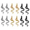Detachable Snake Earrings: Hip Hop Halloween Dark Studs for Women